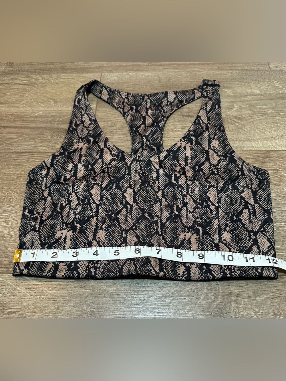 Zella Snake Print Racerback Top Size Small - Picture 7 of 13